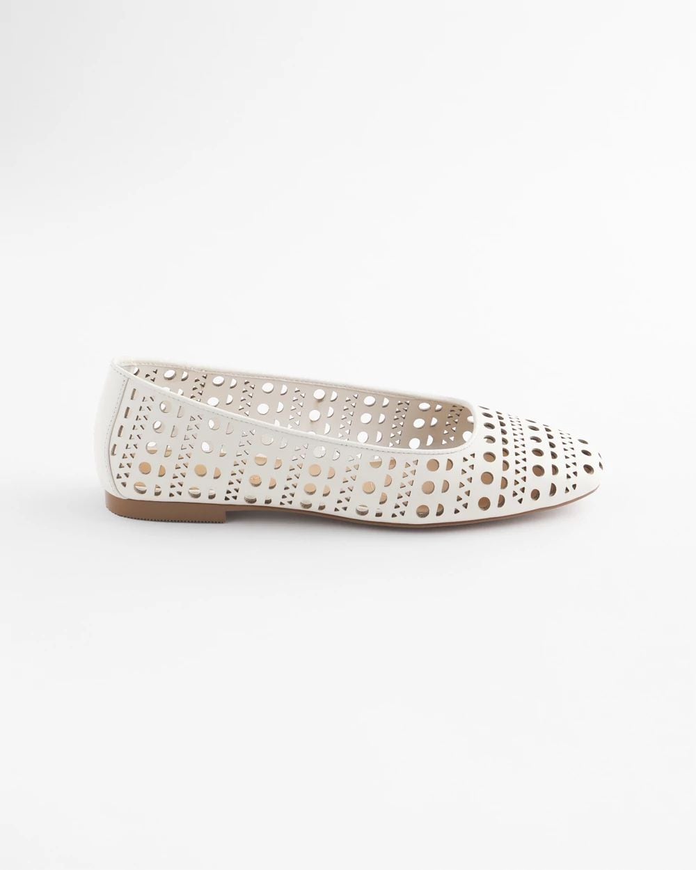 靴 STUDIO DOE V Flats Shoes 38 Cutout Ballet Flats | Chico's